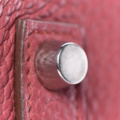 Hermes Taurillon Clemence Birkin 35 Bois de Rose 28 of 30