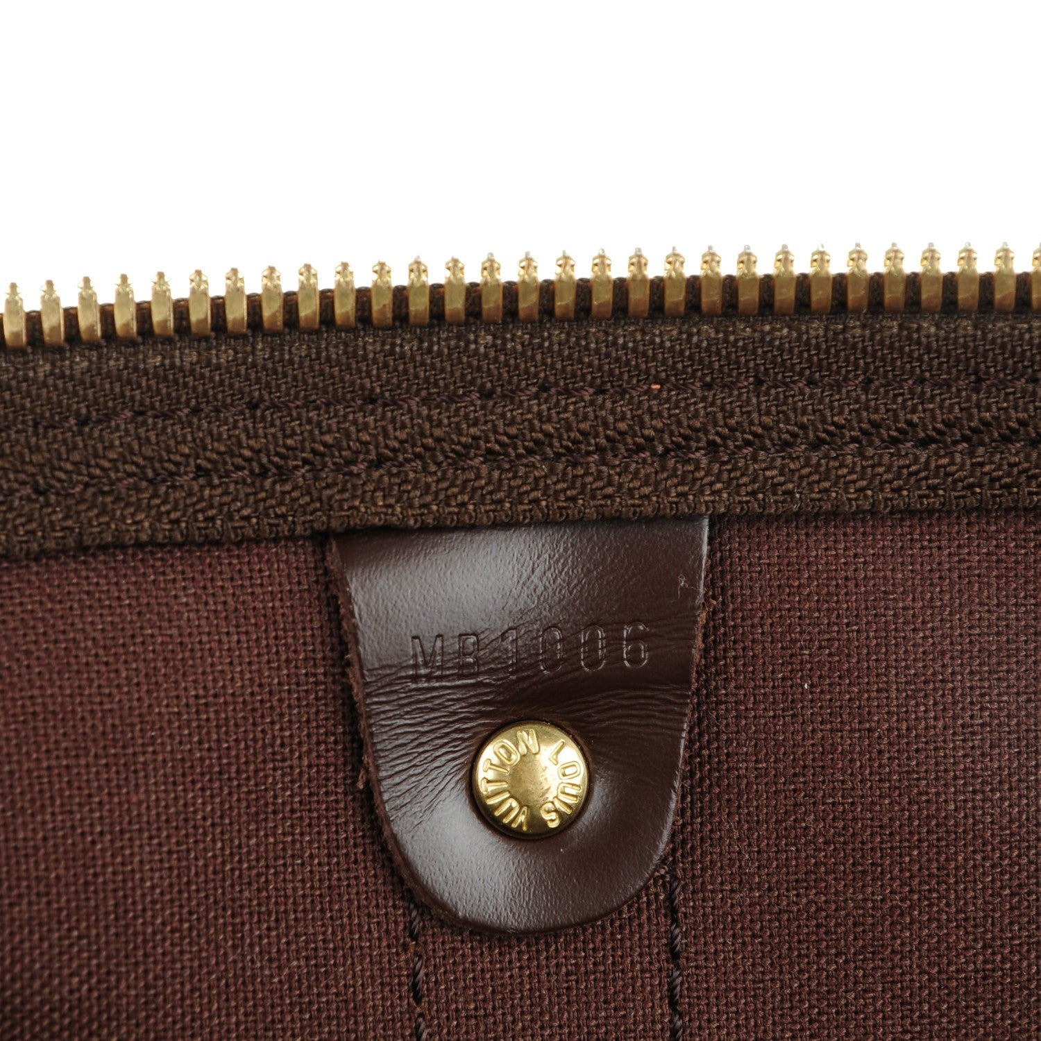 Louis Vuitton Damier Ebene Keepall Bandouliere 55 7 of 9