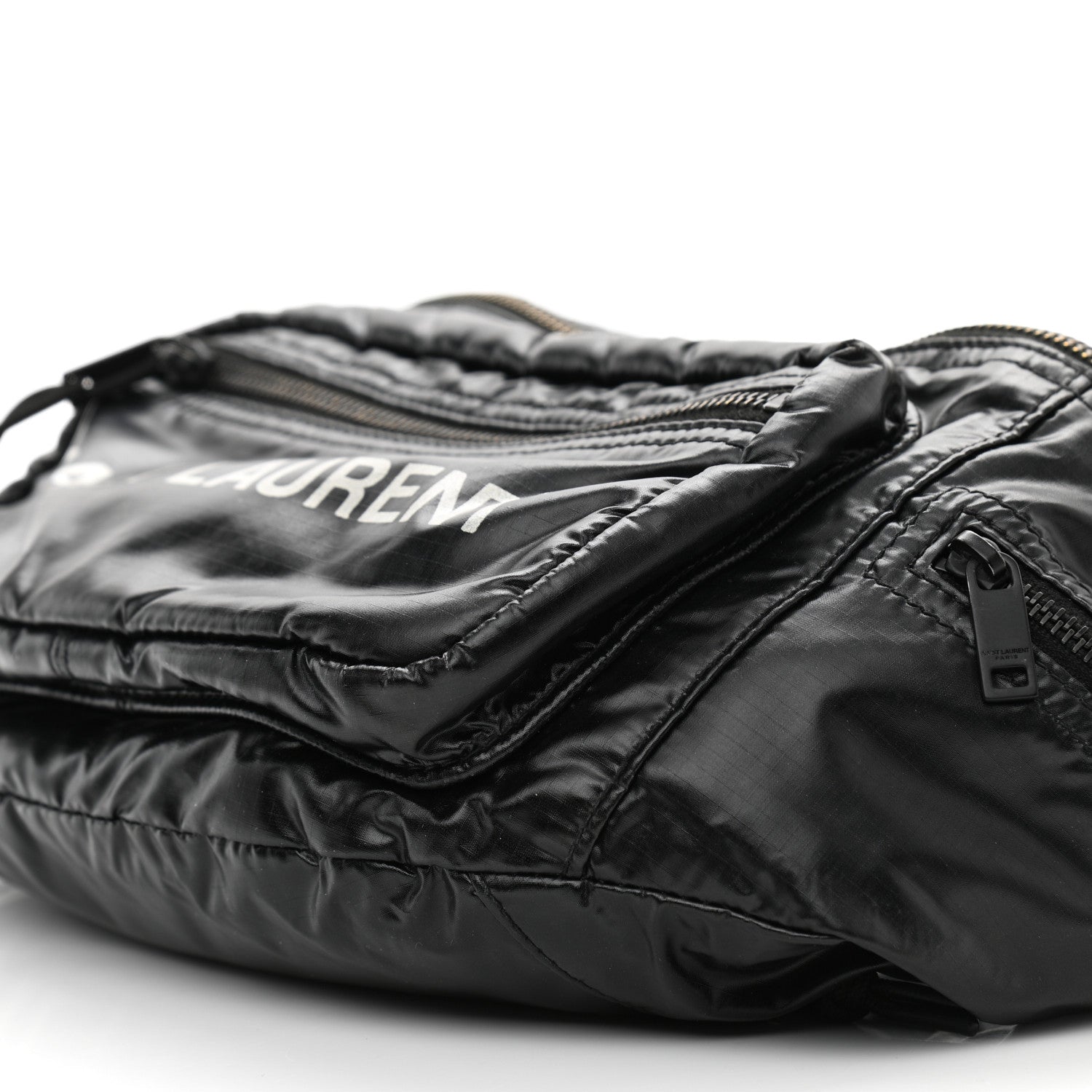 Saint Laurent Nylon Logo Nuxx Body Belt Bag Black 10 of 10
