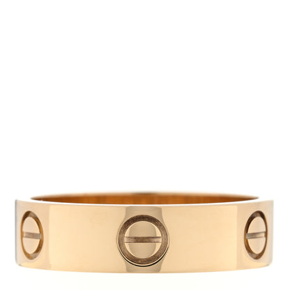 Cartier 18K Yellow Gold 5.5mm LOVE Ring 59 8.75 1 of 4