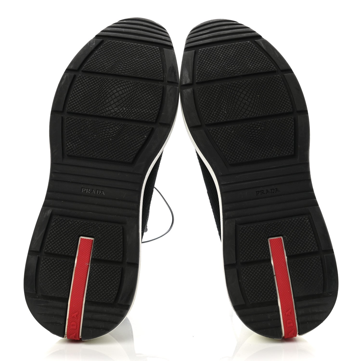 Prada Mesh Neoprene America’s Cup 45mm Sneakers 38.5 Black White 5 of 11