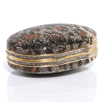 Judith Leiber Swarovski Crystal Leopard Evening Clutch 4 of 6