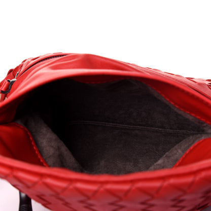 Bottega Veneta Nappa Intrecciato Mini Messenger Bag Red 5 of 16