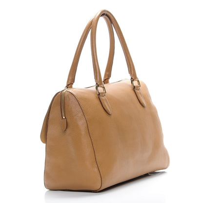 Mulberry Glossy Goatskin Medium Del Rey Satchel Deer Brown 3 of 11