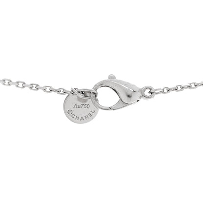 Chanel 18K White Gold Diamond Ceramic Ultra Necklace Black 4 of 5
