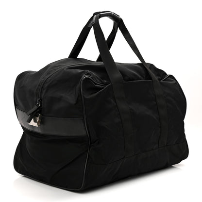Prada Tessuto Nylon Saffiano Viaggio Duffle Black 2 of 9
