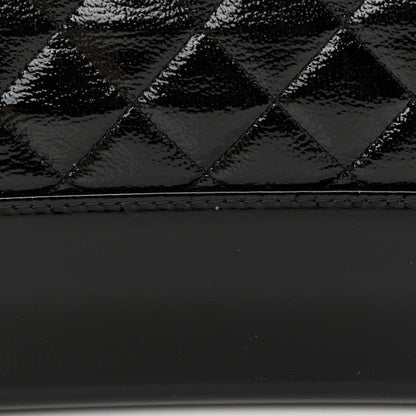 Chanel Patent Goatskin Quilted Medium Gabrielle Hobo Black 13 of 14