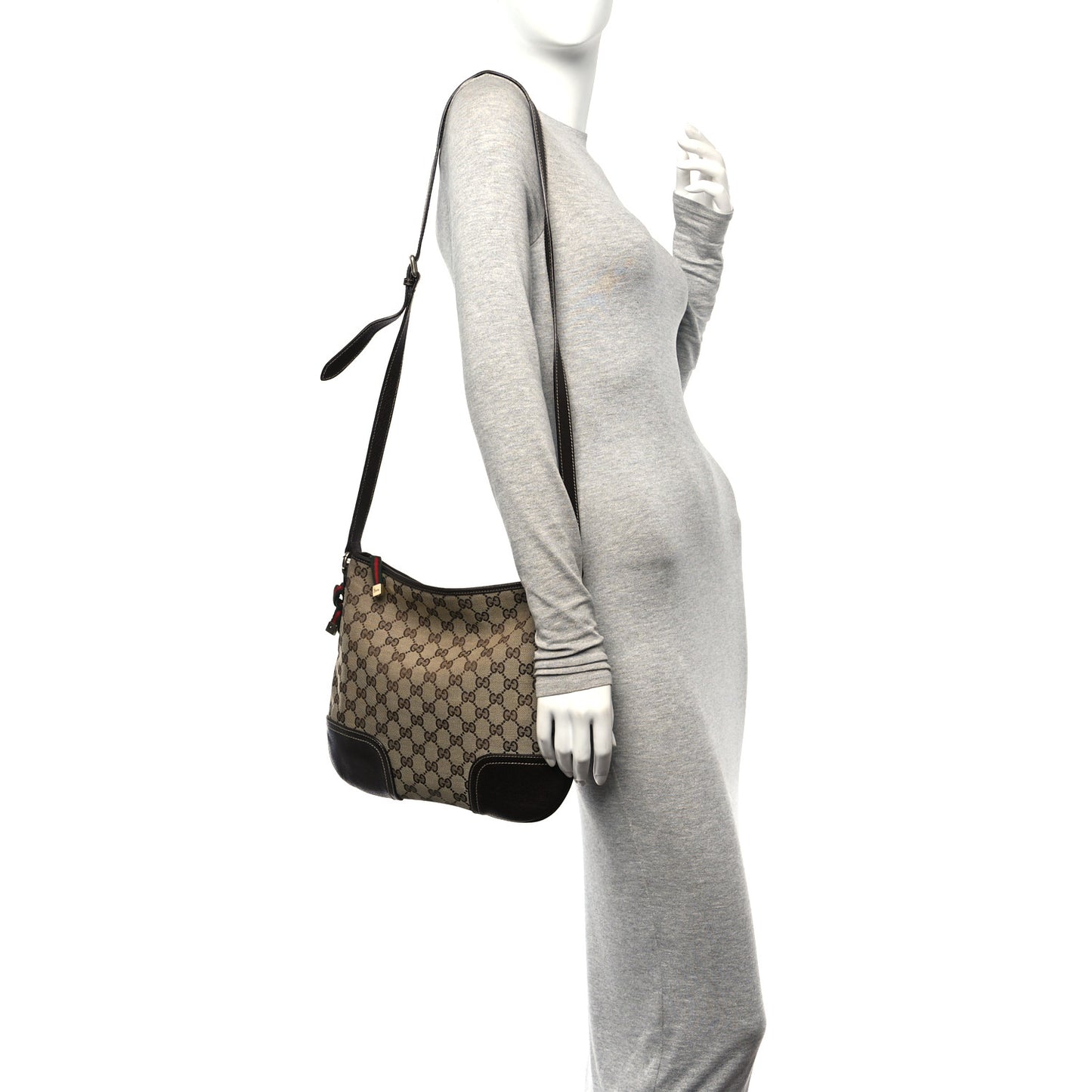 Monogram Princy Hobo Dark Brown