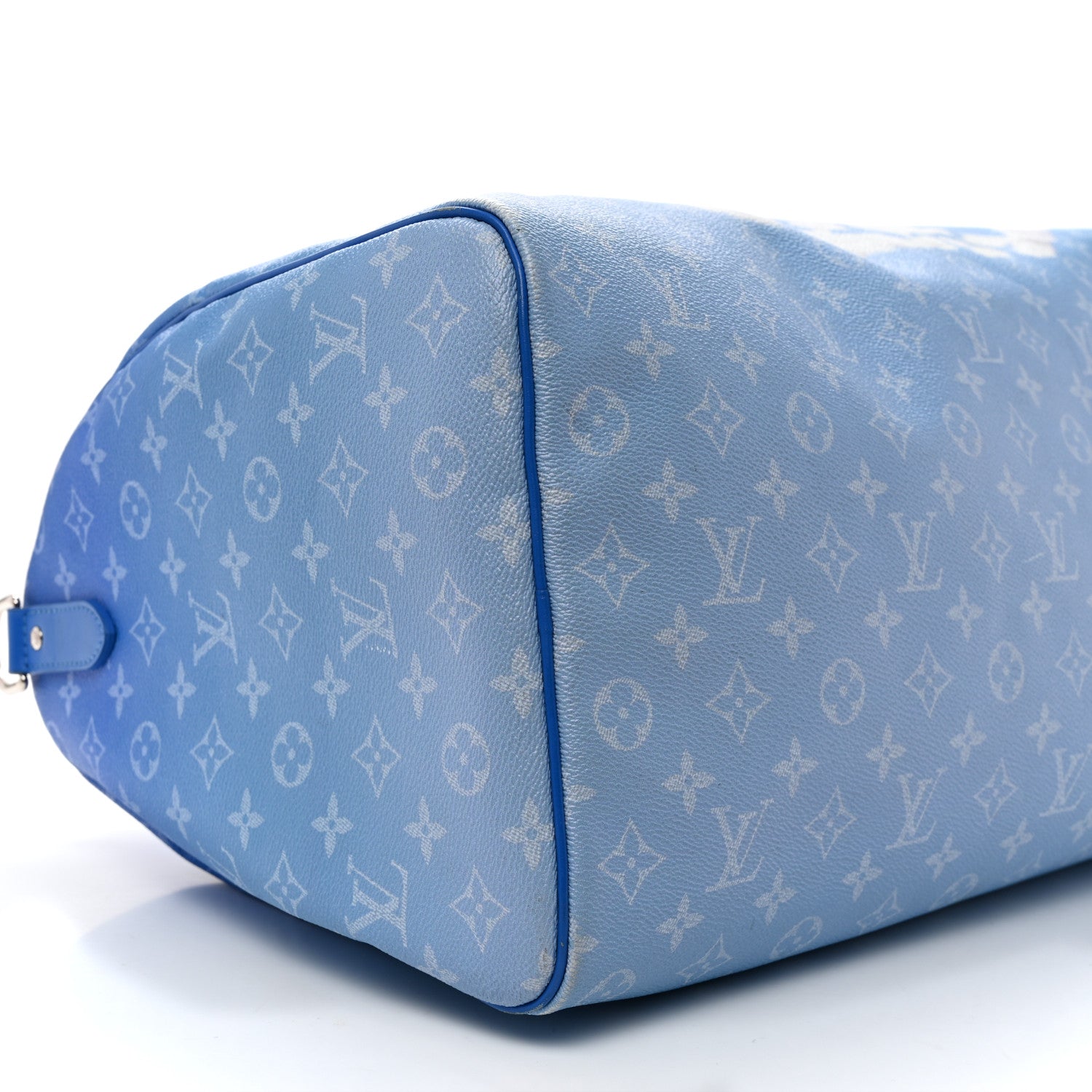 Louis Vuitton Monogram Clouds Keepall Bandouliere 50 Blue 8 of 10