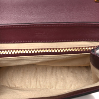 Chloe Spazzolato Sfumato Calfskin Small C Double Carry Burnt Brown 5 of 9