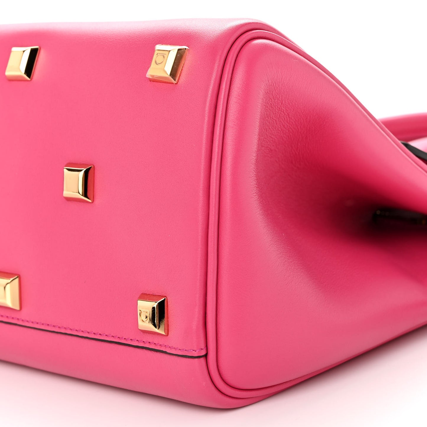 Calfskin Medium Studio Bag Phoenix Pink