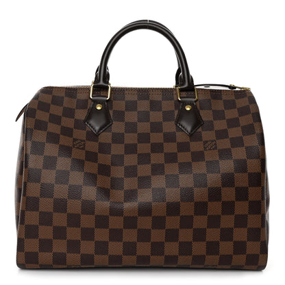 Louis Vuitton Damier Ebene Speedy 30 1 of 10
