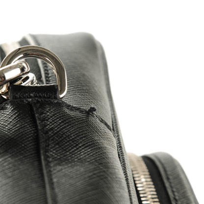 Prada Saffiano Travel Briefcase Nero Black 6 of 10