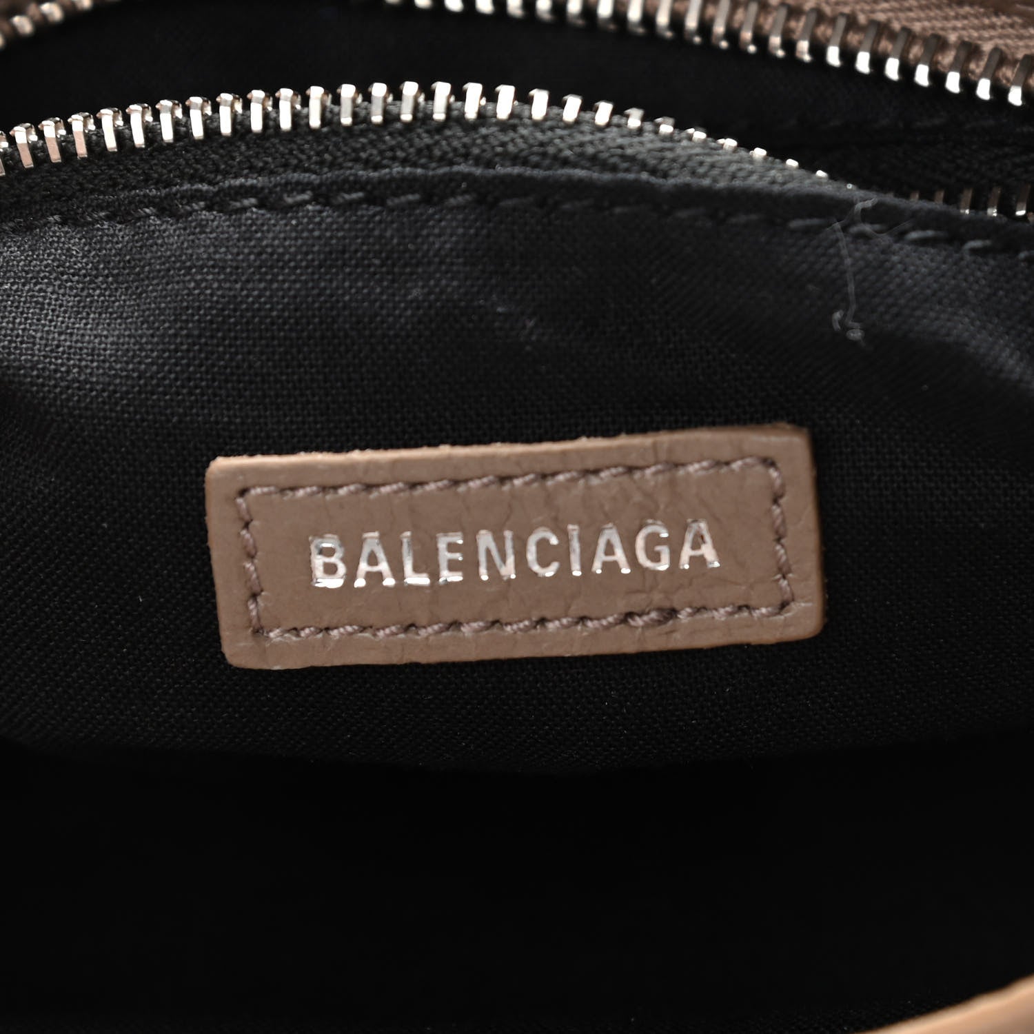Balenciaga Agneau Classic Silver Hardware Mini City Dark Mink Grey 6 of 10