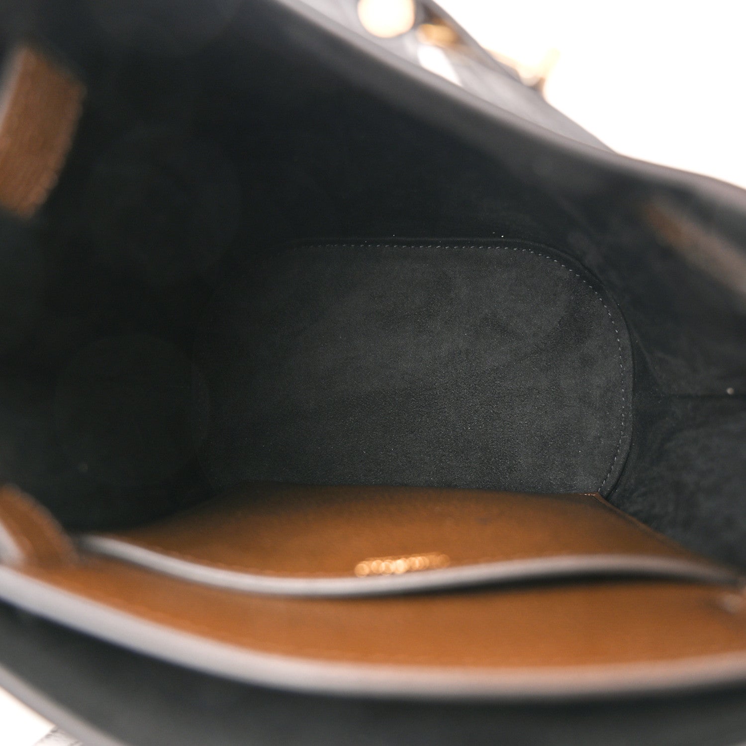 Tom Ford Grained Calfskin Mini Audrey Belt Bucket Bag Dark Khaki 5 of 9