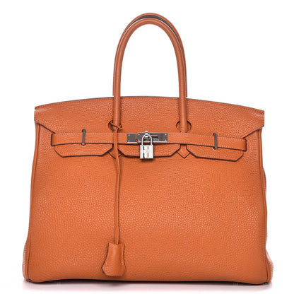 Hermes Togo Birkin 35 Orange 1 of 31