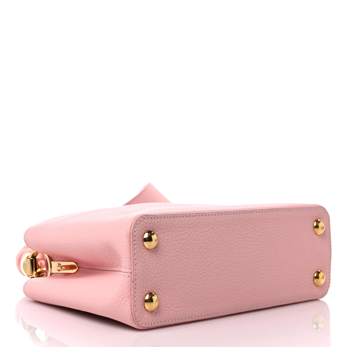 Taurillon Scrunchie Capucines BB Bubble Gum Pink