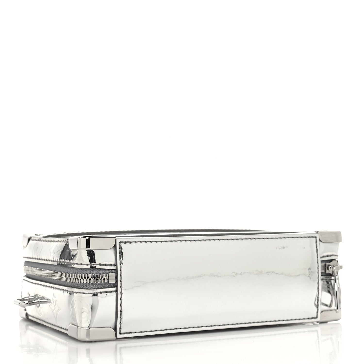 Louis Vuitton Monogram Mirror Handle Trunk Silver 4 of 9