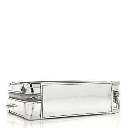 Louis Vuitton Monogram Mirror Handle Trunk Silver 4 of 9
