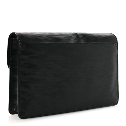 Louis Vuitton Epi Neo Belaia Clutch Black 3 of 12