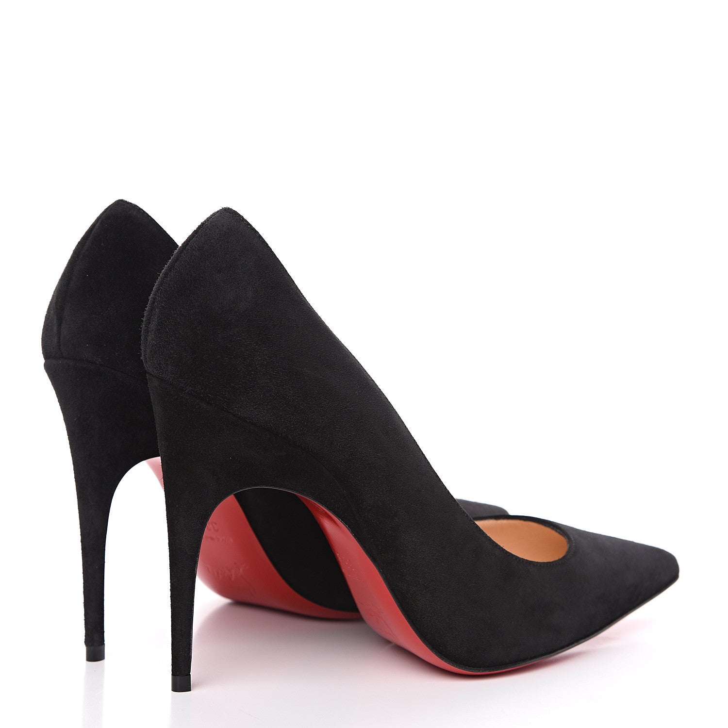 Christian Louboutin Veau Velours Alminette 100 Pumps 38.5 Black 4 of 9
