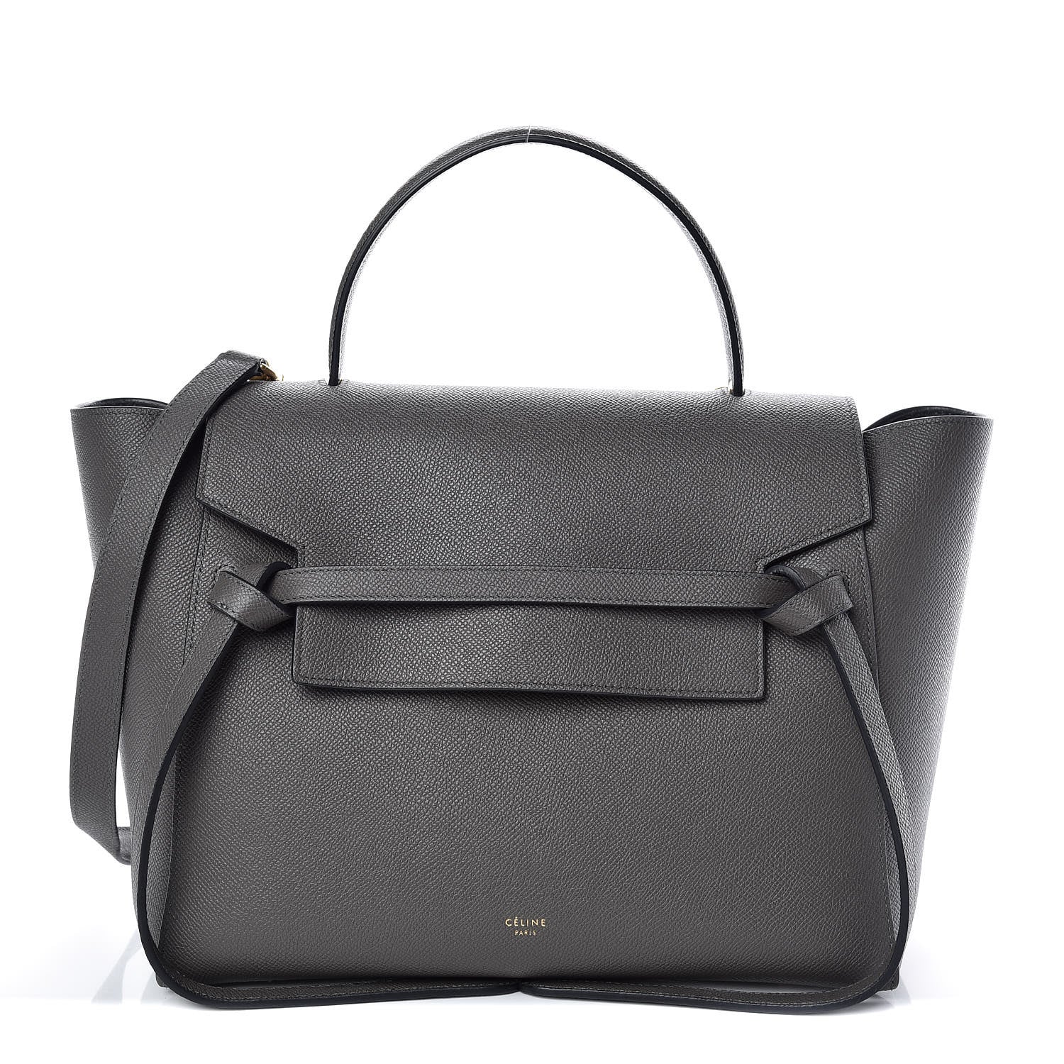 Celine Grained Calfskin Mini Belt Bag Grey 1 of 10