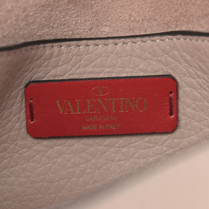 Valentino Garavani Pebbled Calfskin Mini Rockstud Crossbody Bag Poudre 6 of 10