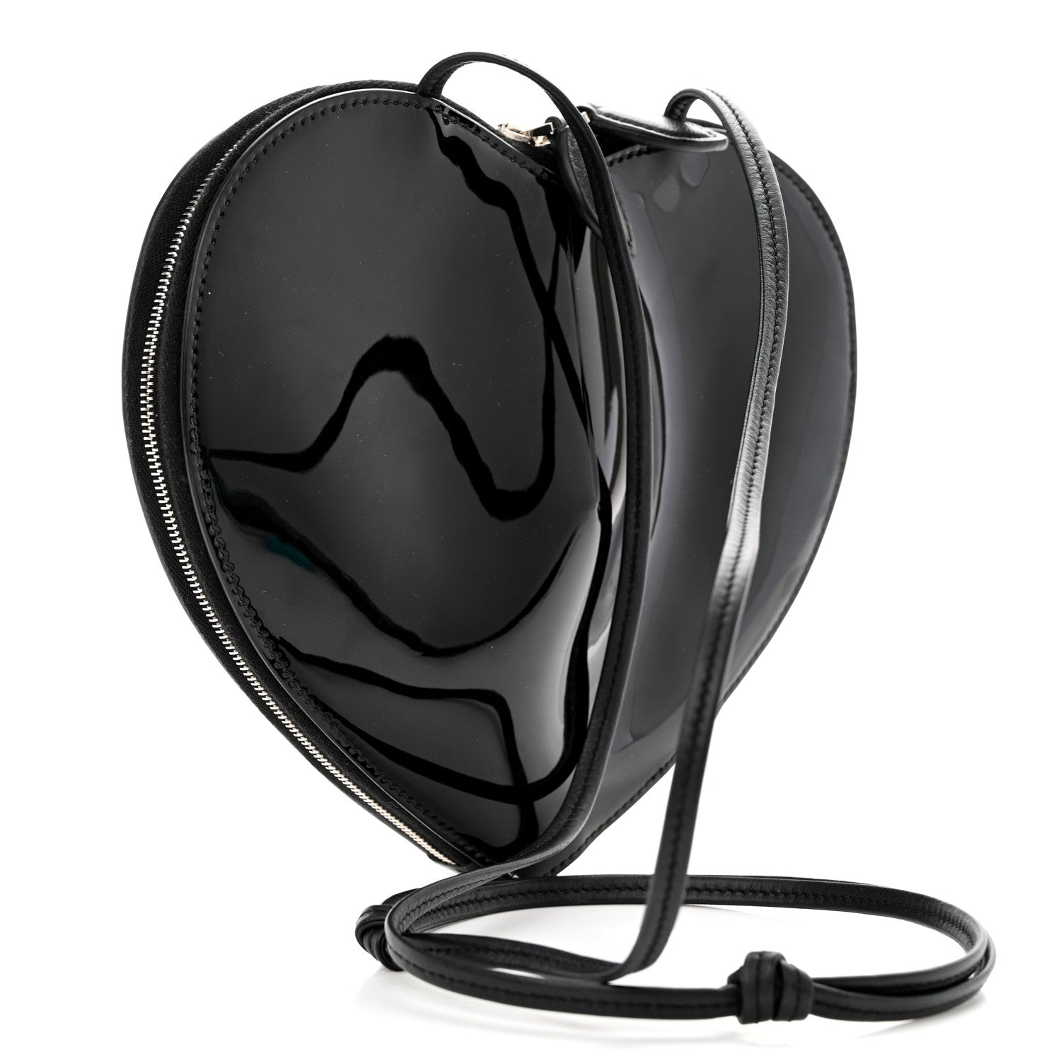 Alaia Patent Calfskin Le Coeur Bag Black 3 of 11