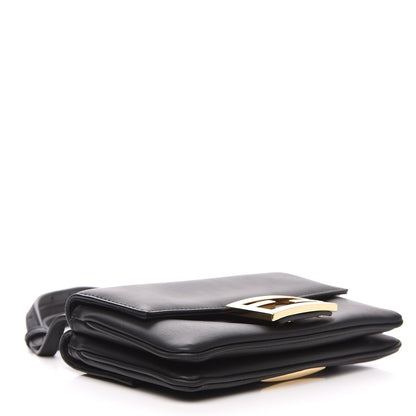 Fendi Vitello Grace Matte Duo Baguette Black 3 of 9