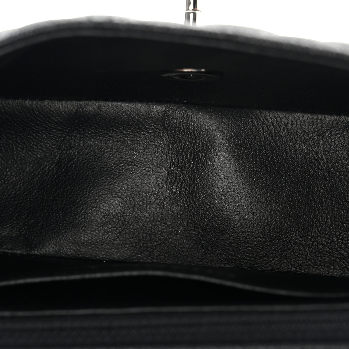 Caviar Quilted Mini Rectangular Flap Black