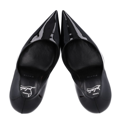 Christian Louboutin Patent Miss Z 100 Pumps 37.5 Black 2 of 9