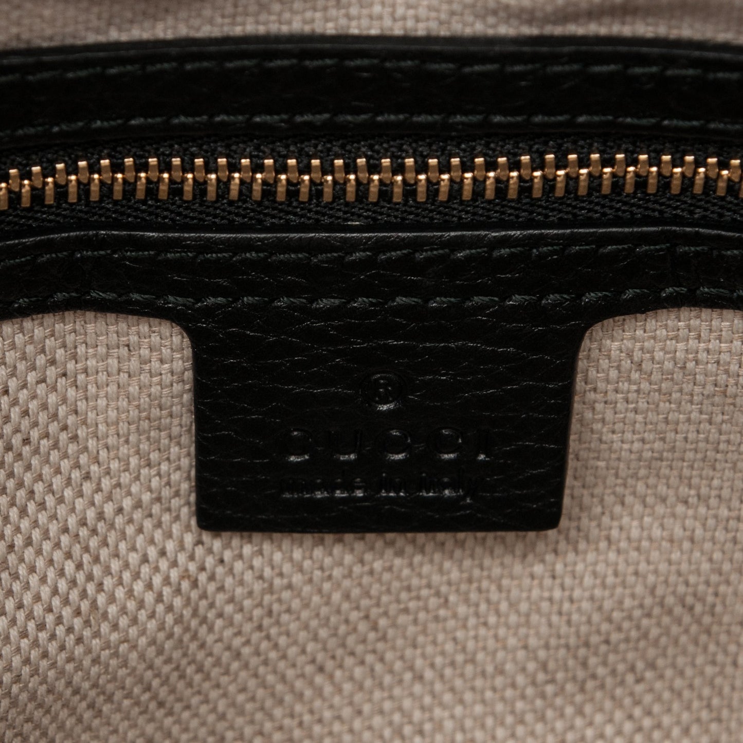 Pebbled Calfskin Medium Soho Chain Shoulder Bag Black