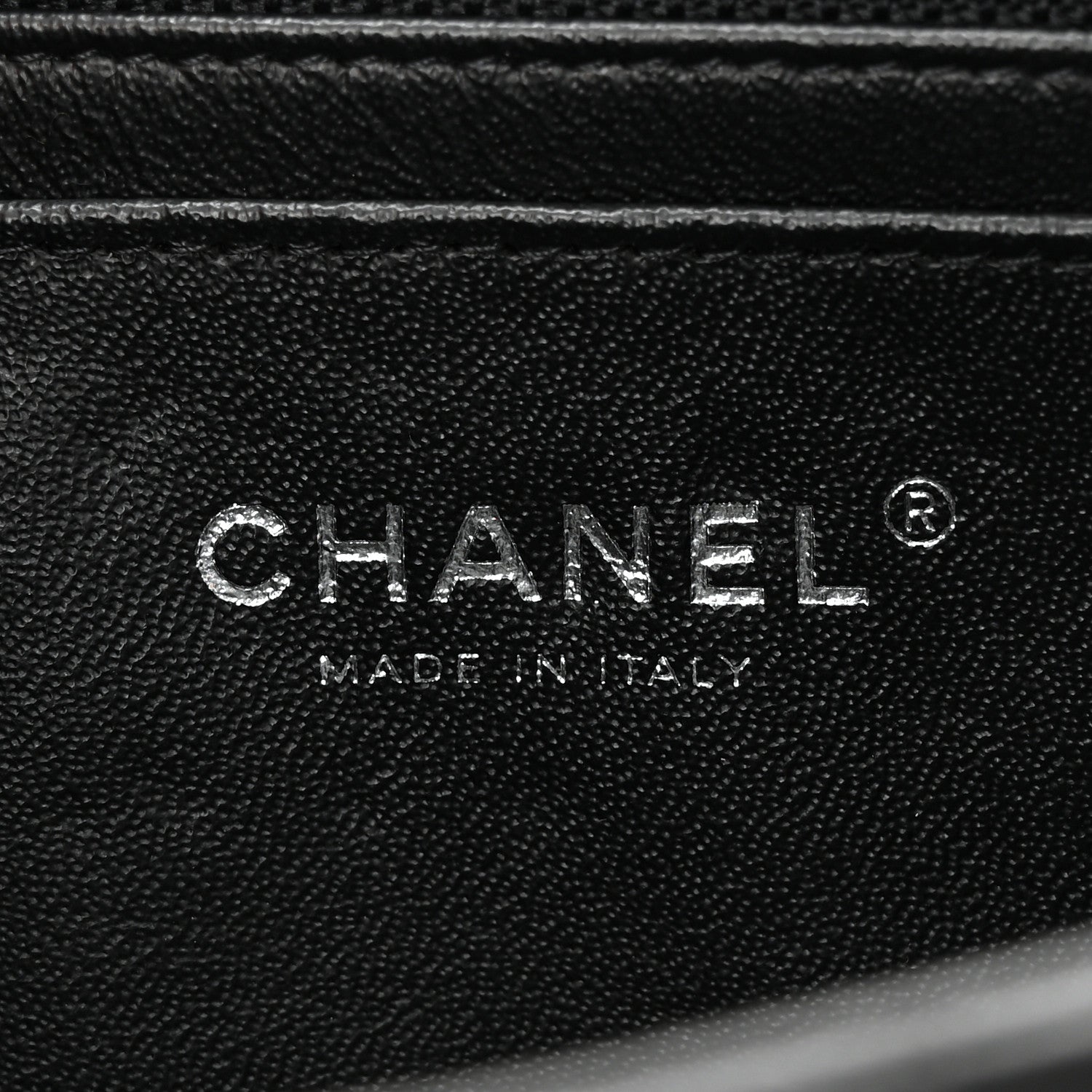 Chanel Lambskin Quilted Mini Rectangular Flap Black 6 of 10