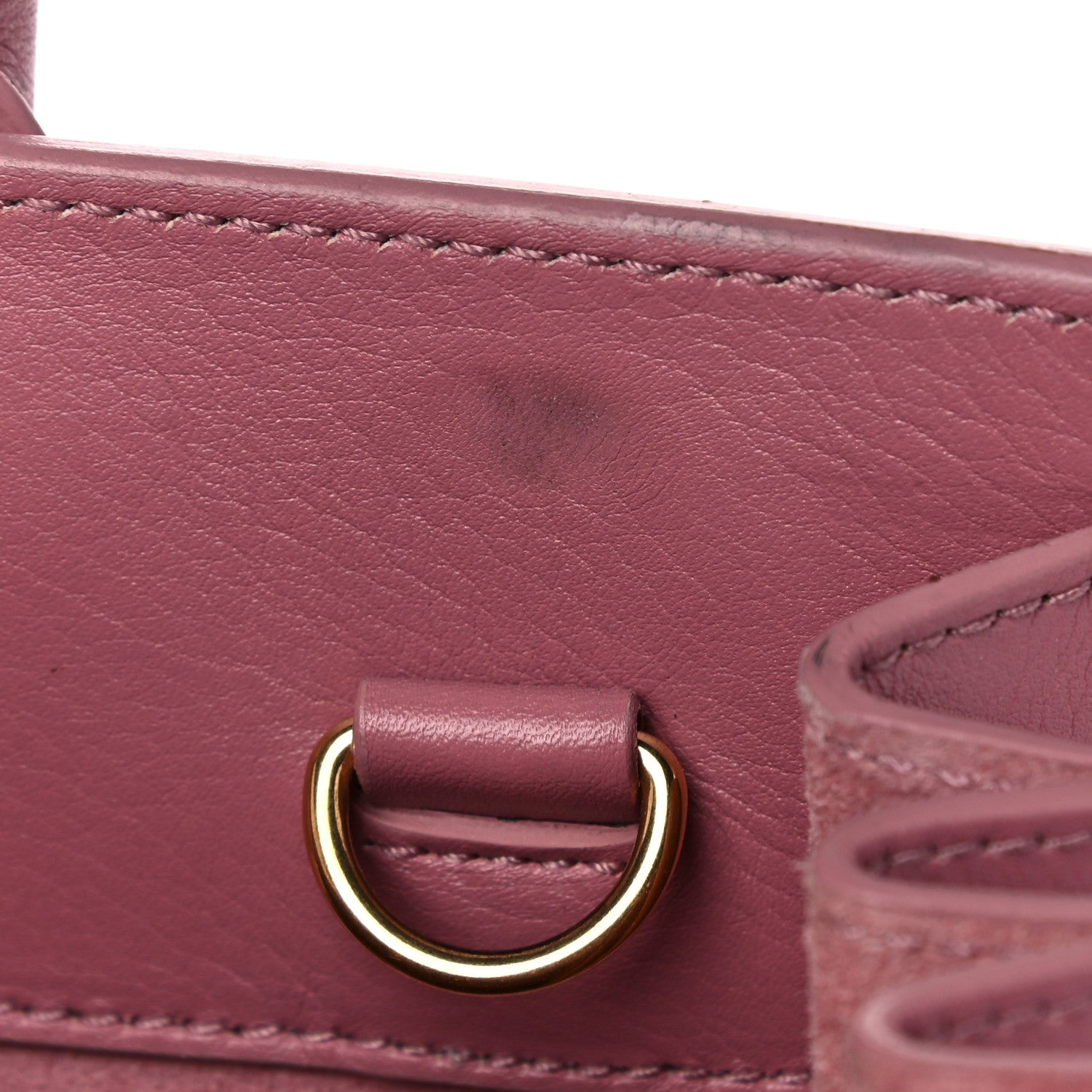 Saint Laurent Calfskin Small Sac De Jour Dark Rose 10 of 19