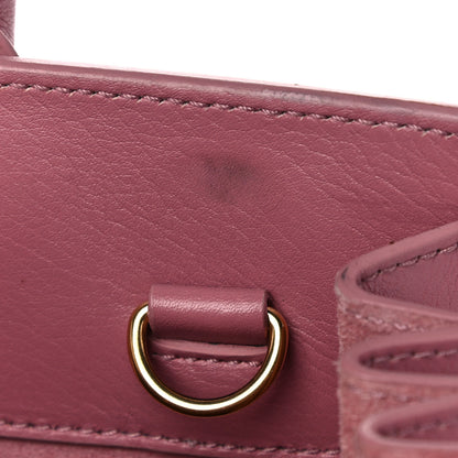 Saint Laurent Calfskin Small Sac De Jour Dark Rose 10 of 19