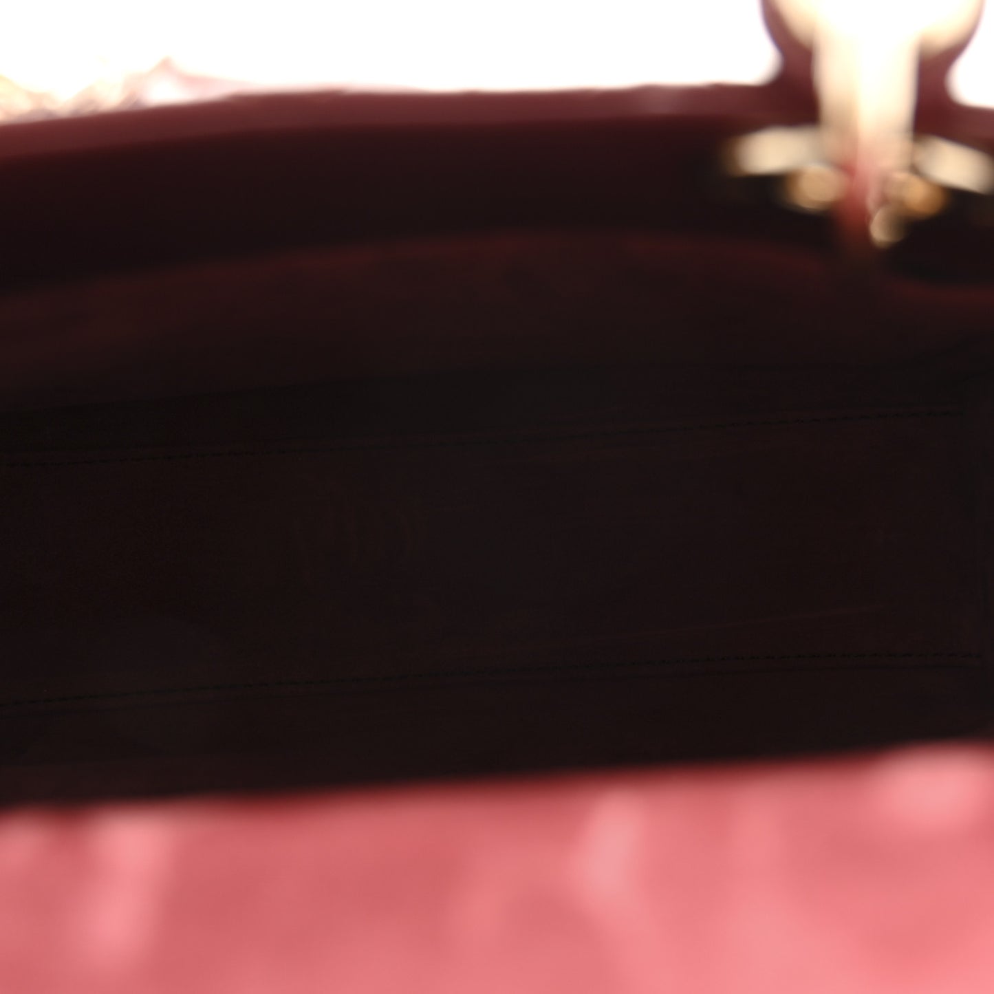 Lambskin Cannage Small My ABCDior Lady Bordeaux