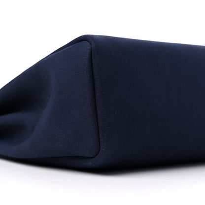 Hermes Toile Vache Calfskin Herbag 30 PM Navy Bleu 8 of 11