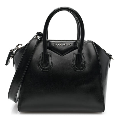 Givenchy Shiny Lord Calfskin Mini Antigona Black 1 of 9