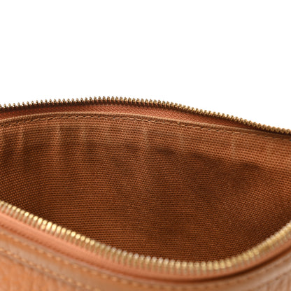 MCM Visetos Medium Stark Wristlet Pouch Cognac 10 of 10