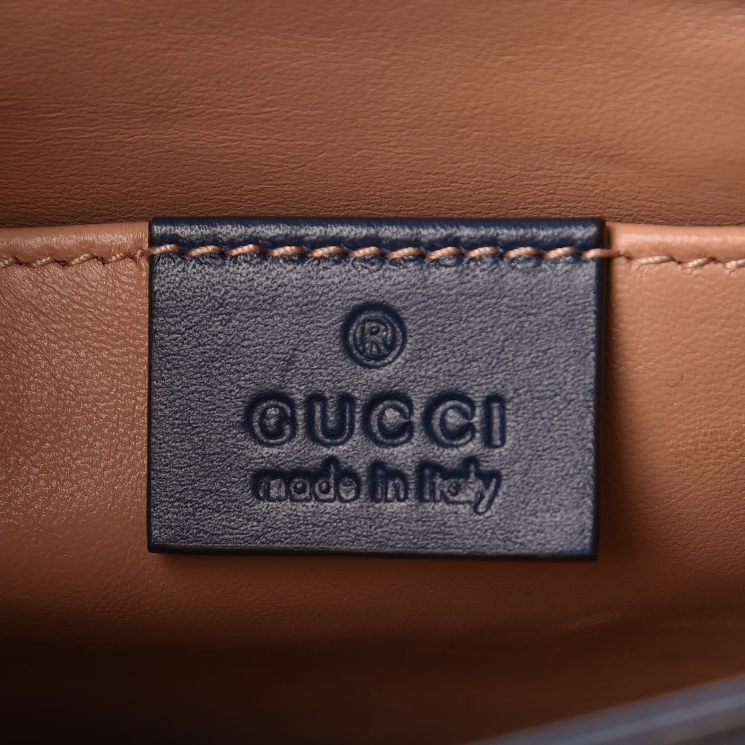 Gucci Nappa Pearl Studded Mini Queen Margaret Broadway Shoulder Bag Blue Agata 6 of 9