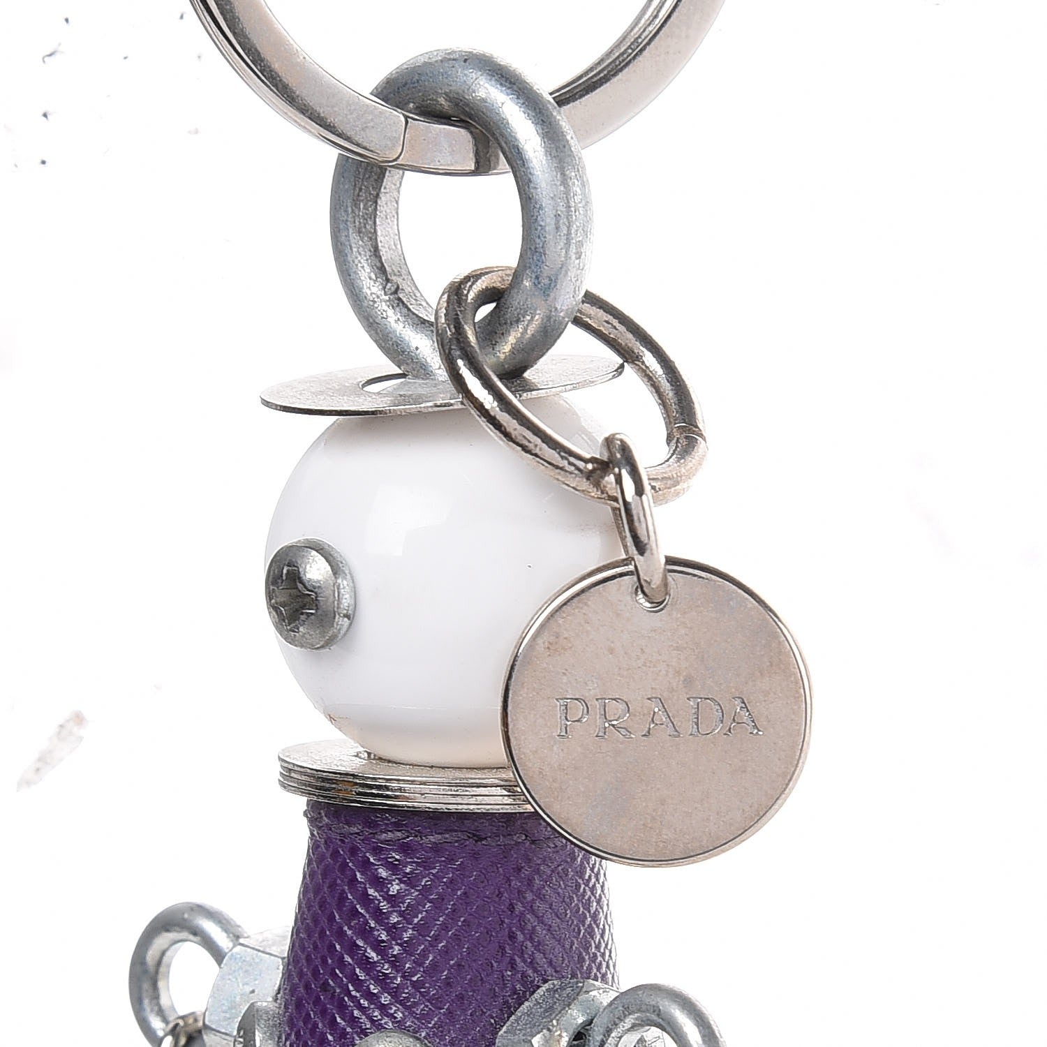 Prada Robot Trick Keychain Purple 3 of 4