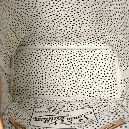 Louis Vuitton Monogram Kusama Waves Neverfull MM White 5 of 9