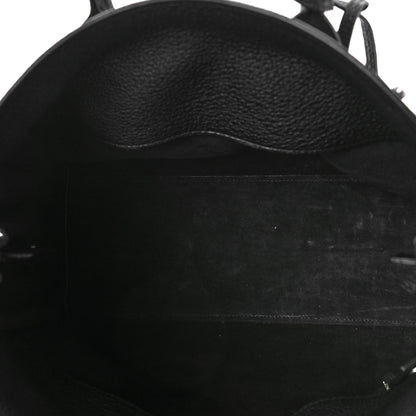 Saint Laurent Grained Calfskin Small Supple Sac De Jour Black 6 of 10