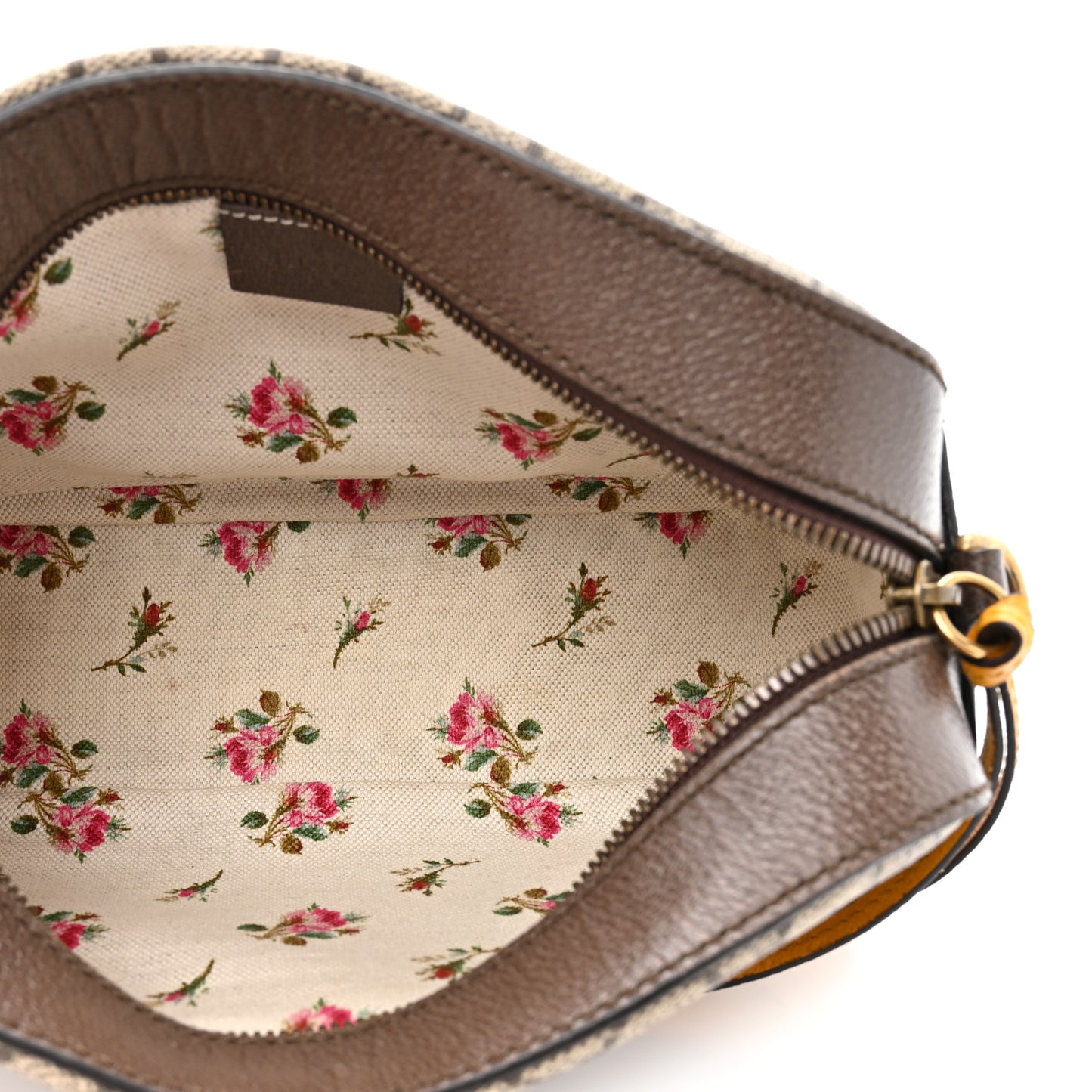 GG Supreme Monogram Web Neo Vintage Shoulder Bag Beige New Acero Crop