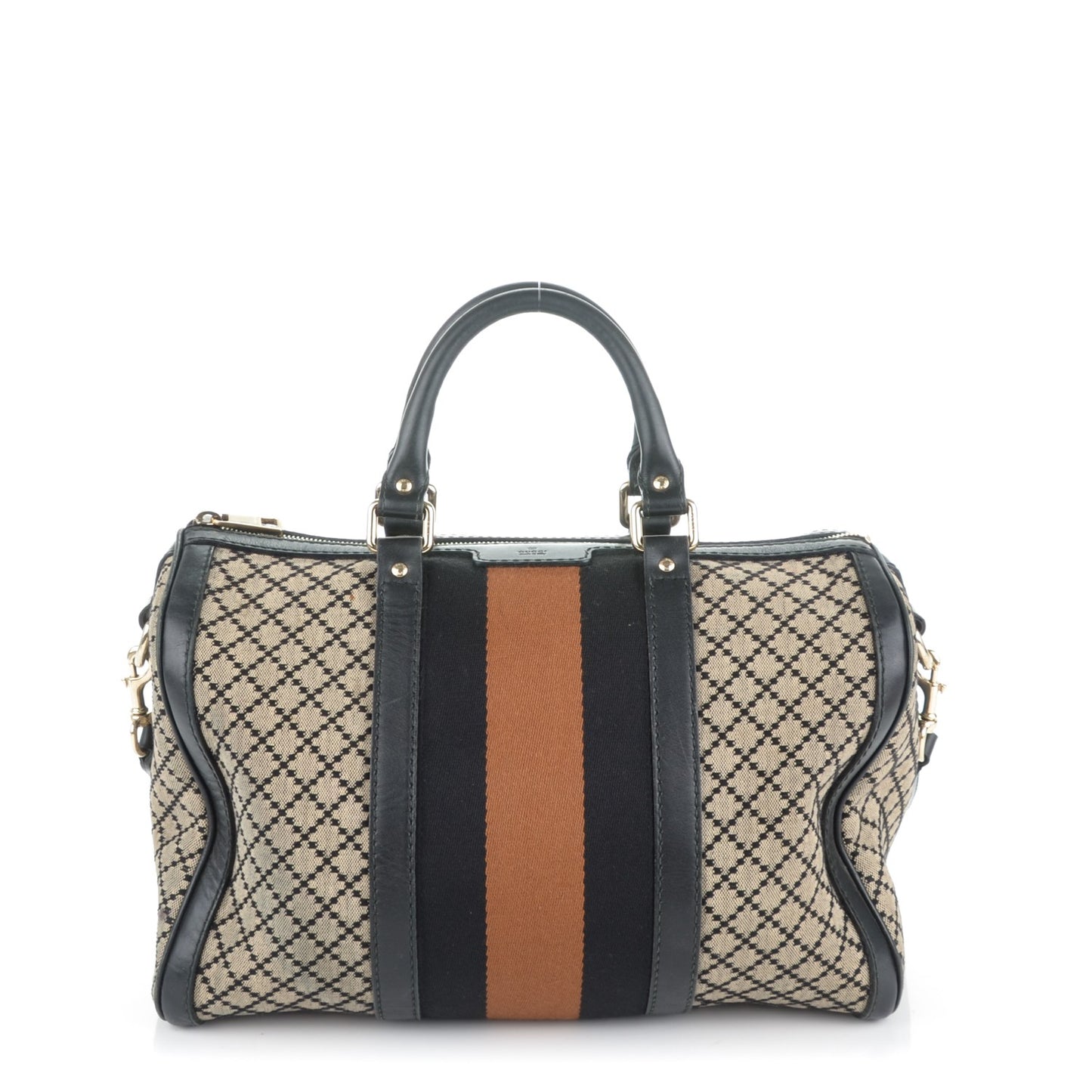 Diamante Vintage Web Medium Boston Black