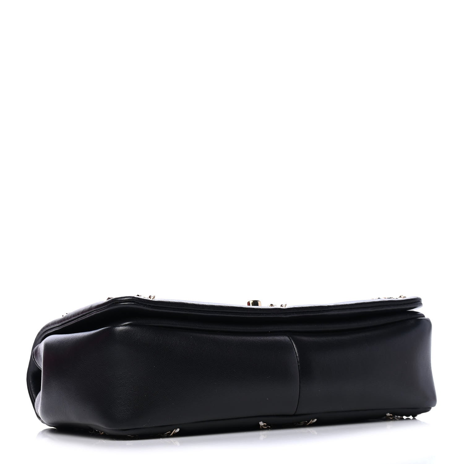 Chanel Lambskin Small Entwined Chain Flap Black 3 of 4