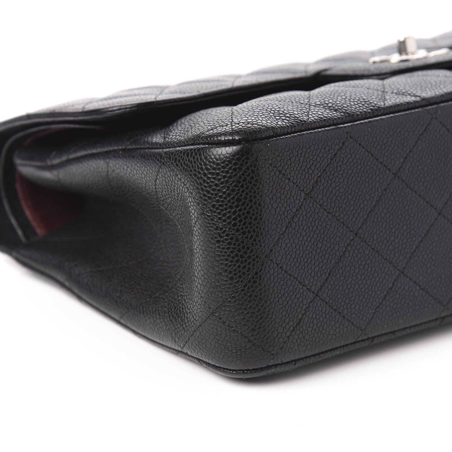 Chanel Caviar Quilted Jumbo Double Flap Black 6 of 11