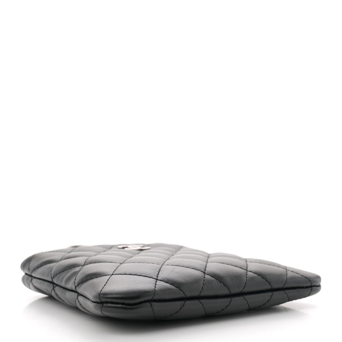 Lambskin Quilted Crossbody Bag Black