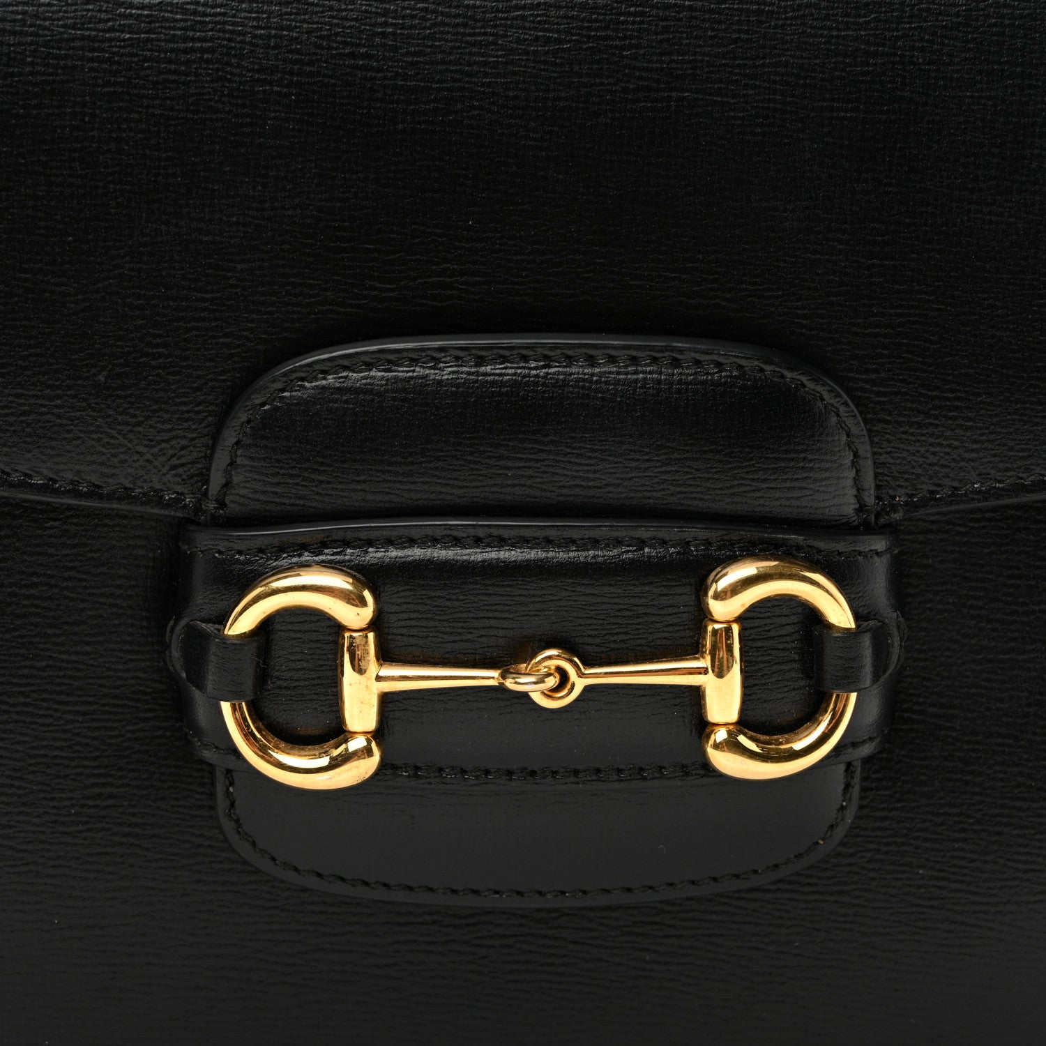 Gucci Azalea Calfskin Horsebit 1955 Shoulder Bag Black 7 of 10