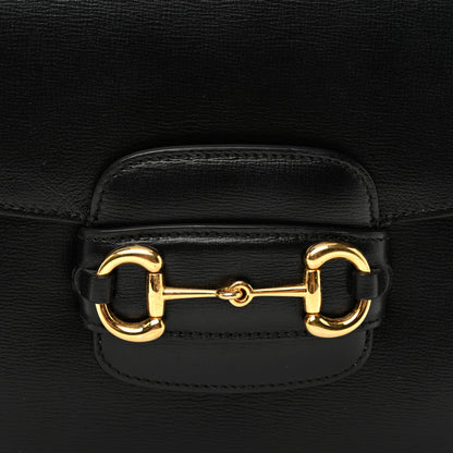Gucci Azalea Calfskin Horsebit 1955 Shoulder Bag Black 7 of 10